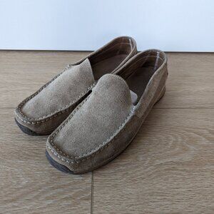 Geox Respira Suede Slip-On Loafers – Beige, Men's 42